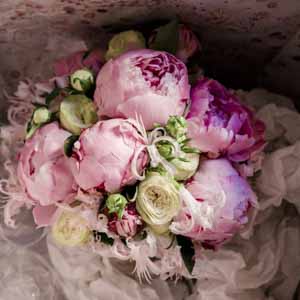 dettaglio bouquet della sposa