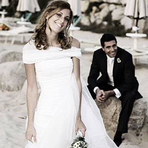 Fotografia di matrimonio in spiaggia, isola d’ Elba