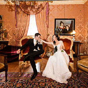 coppia irlandese nella Tuscia a palazzo Monaldeschi